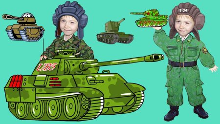 Танкист рисование для детей