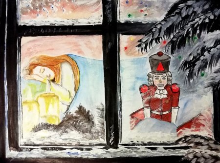 Рисунок из сказки Щелкунчик и мышиный Король