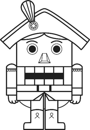 Щелкунчик рисунок карандашом