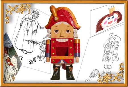 Иллюстрации к балету Щелкунчик Чайковского для детей