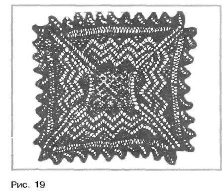 Рисование Оренбургский пуховый платок