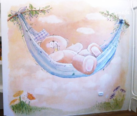 Настенная роспись в детской