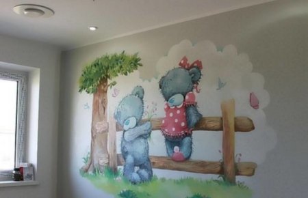 Картина в детской на стене
