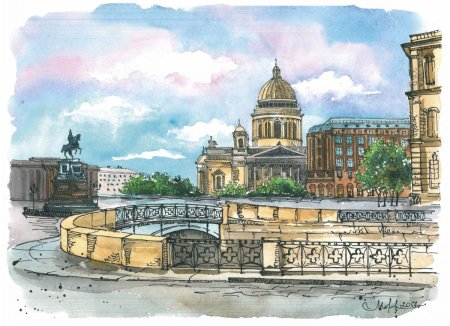 Санкт-Петербург рисунок