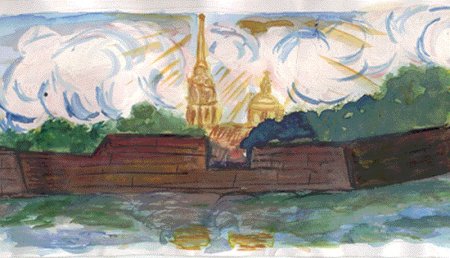 Детские рисунки Санкт-Петербурга