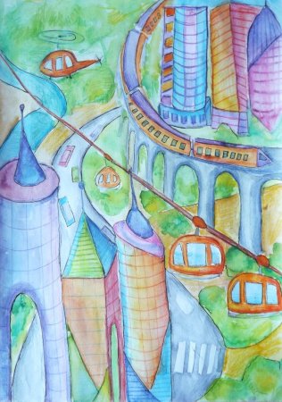 Рисунок на тему будущее