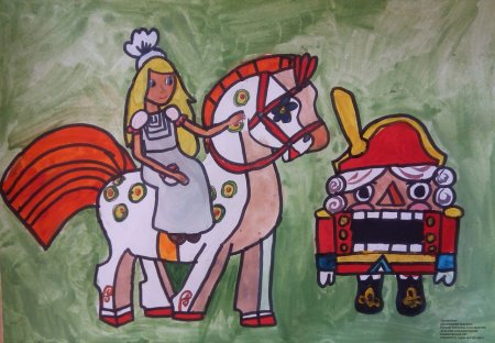 Детские рисунки по сказкам