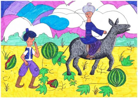 Рисунок на тему Колобок