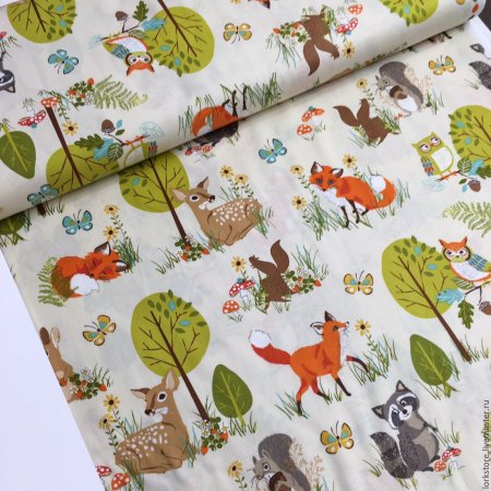 Ткани с детским рисунком