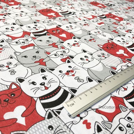 Ткань хлопок с зайцами