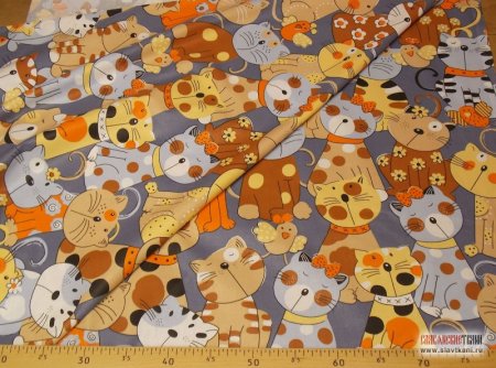 Ткань бязь 150см бабочки