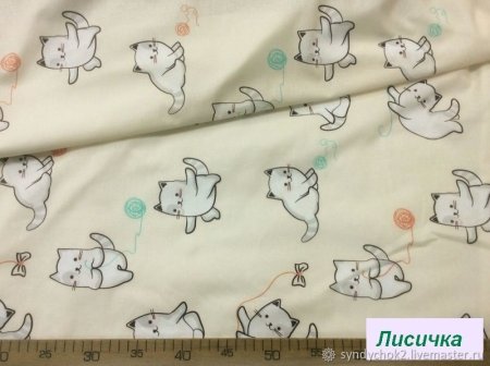 Ткань хлопок для новорожденных из мультиков