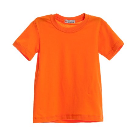Оранжевая футболка детская