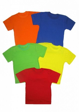 Футболки разноцветные детские