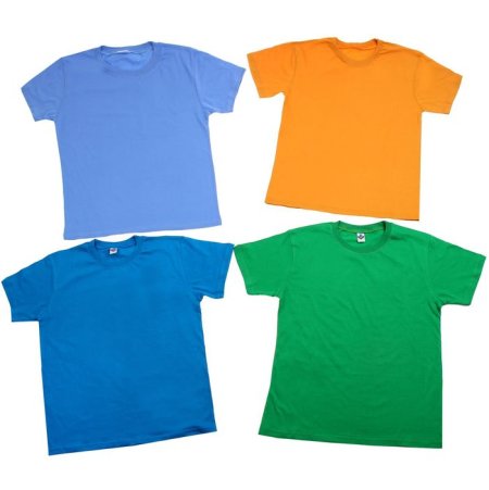 Однотонные футболки детские