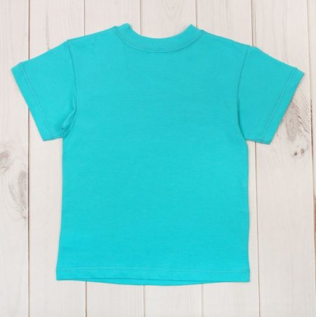 Футболка однотонная цвет бирюзовый