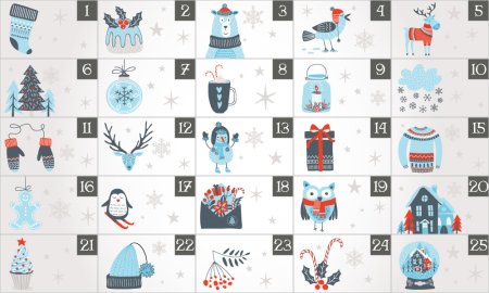 Детский календарь макет