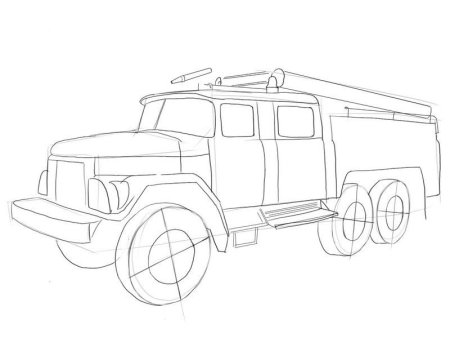 ЗИЛ - 130 АЦ развёртка