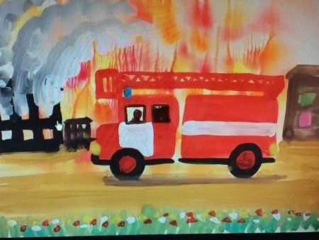 Пожарная машина для детей 3-4 лет