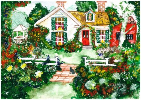 Дом моей мечты рисование в детском саду