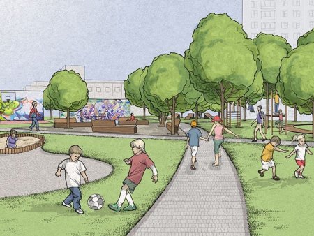 Малые архитектурные формы в графике