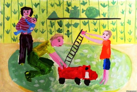 Рисунок на тему папа