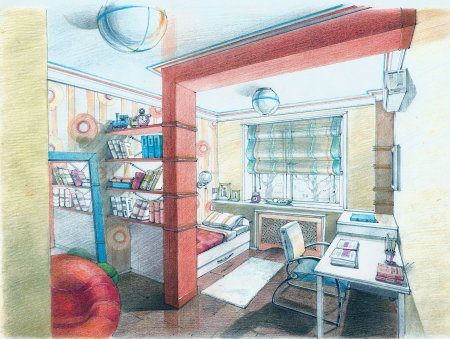 Рисунок комнаты