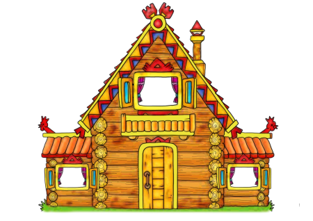 Иллюстрация русской избы