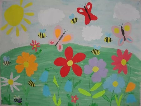 Рисование лето в подготовительной группе детского сада