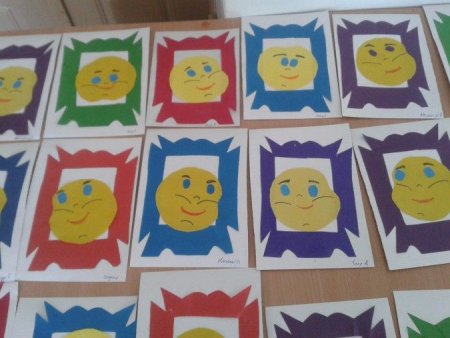 Аппликация Колобок в младшей группе