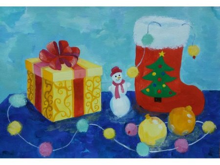 Рисование новый год