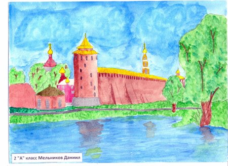 Маринкина башня в Коломне рисунок