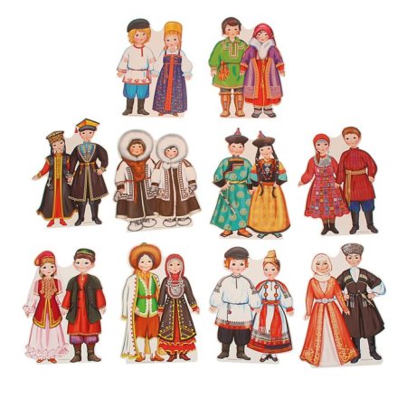 КФМ-9683 комплект плакатов"костюмы народов России"