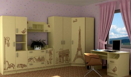 Детская стенка Париж