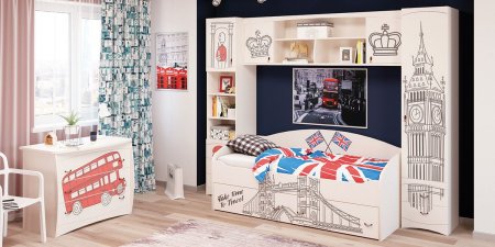 Детская мебель с принтом Лондона