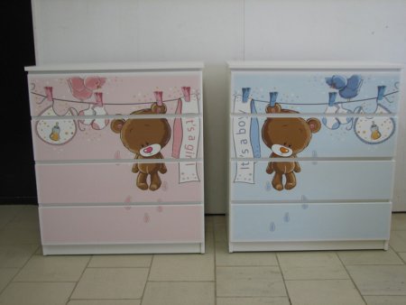 Наклейки для детского комода