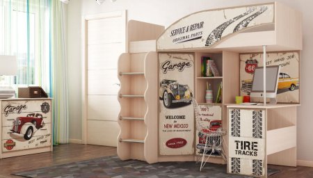 Кровать чердак Амели