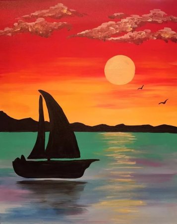 Пейзажи для срисовки