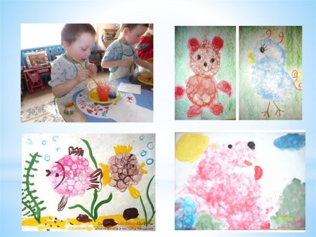 Нетрадиционные техники рисования мыльными пузырями