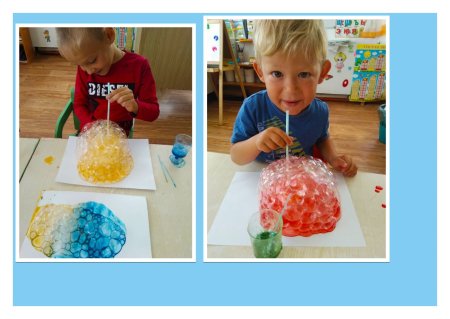 Рисование мыльными пузырями