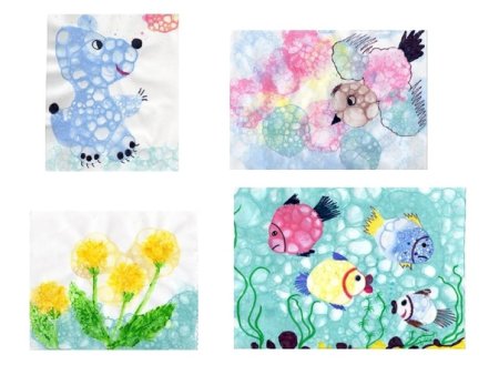 Рисование мыльными пузырями