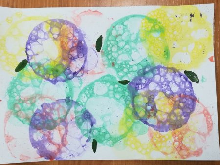 Мыльные пузыри рисунок