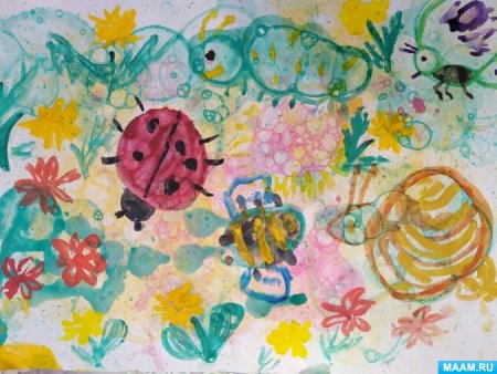 Мыльные пузыри рисунок