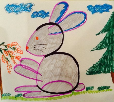 Конкурс рисунков из цифр