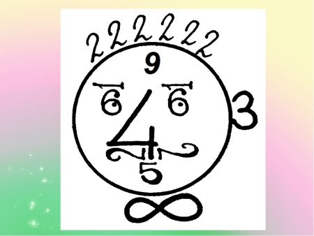 Рисунки из цифр