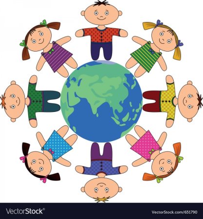 Дети вокруг земного шара