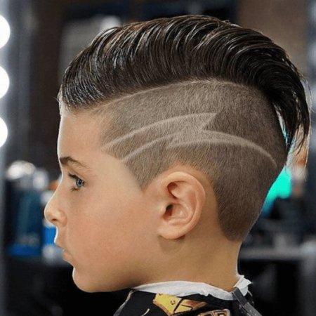 Стрижка с молнией для мальчика