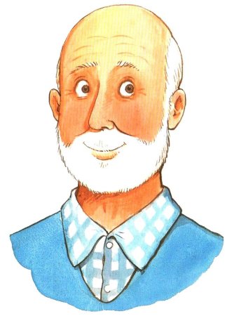Портрет дедушки рисунок