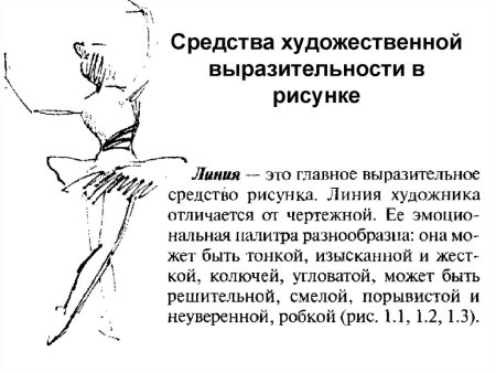 Выразительные средства в рисовании
