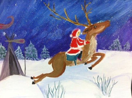 Детские рисунки сказки Снежная Королева